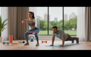 treino de corpo inteiro em casa 3 vezes por semana para iniciantes