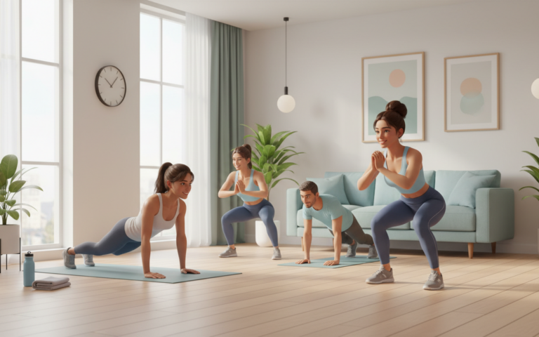 Treino em Casa para Iniciantes sem Equipamentos 20 Minutos (2026)