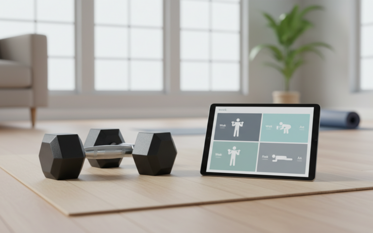 treino com halteres em casa para iniciantes
